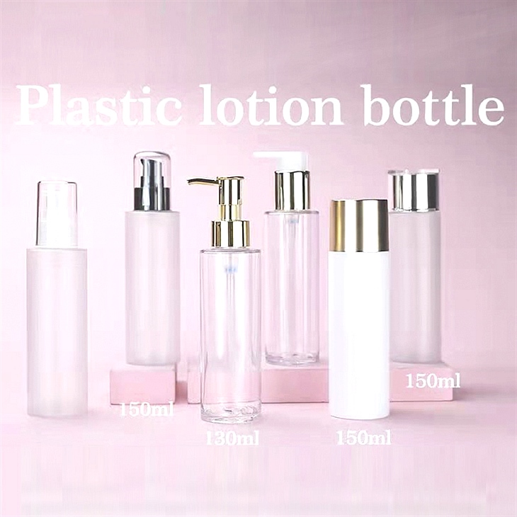 Water and milk round shoulder bottle set