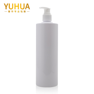 Solid Color White Shampoo Bottle Shower Gel Bottle